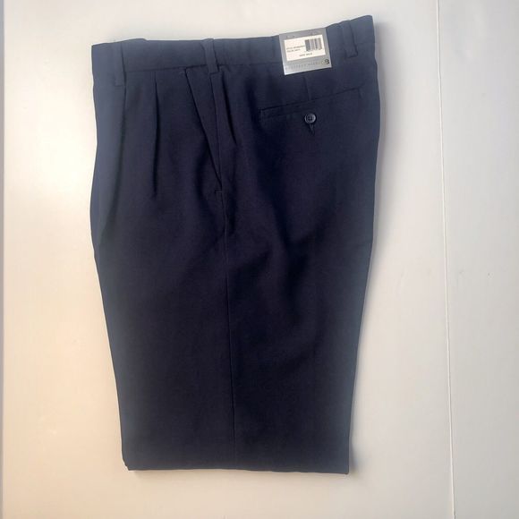 Geoffrey Beene Sz 36 X 32 Navy Blue Dress Pants NWT - Picture 7 of 7